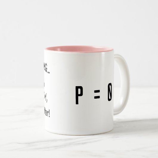 算数確率の先送りが発生しない ツートーンマグカップ (正面右)