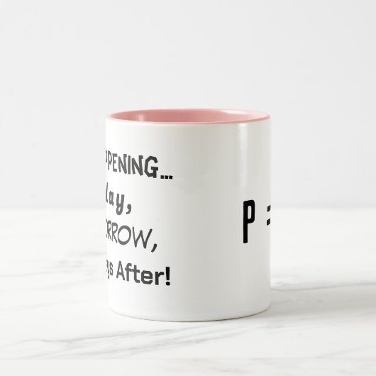 算数確率の先送りが発生しない ツートーンマグカップ (中央)