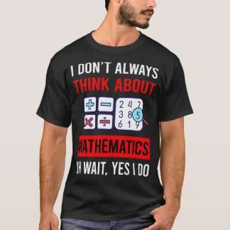算数考え数の概要 Tシャツ