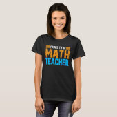 算数誇りを持った先生先生誇りを持った未来数学 Tシャツ (正面フル)