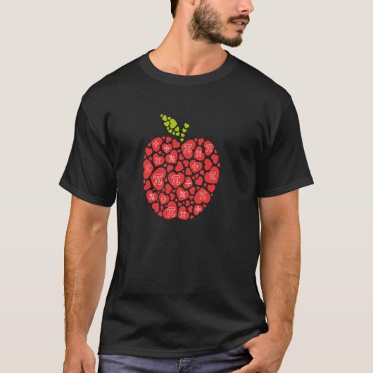算数3 14lのPI (算数先生5) Tシャツ (正面)
