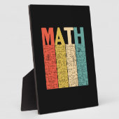 算術先生ヴィンテージ算数定義 フォトプラーク (側面)