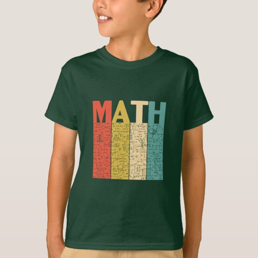算術先生ヴィンテージ算数定義 Tシャツ (正面)