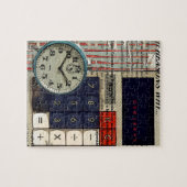 算術財務顧問会計計算器 ジグソーパズル (横)