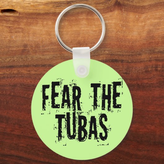 管おもしろい管を恐れる キーホルダー (正面)