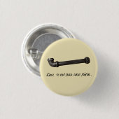 管がありません 缶バッジ (正面&裏面)