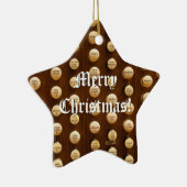 管のストップのノブのクリスマスのオーナメント セラミックオーナメント (右)