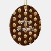 管のストップのノブのクリスマスのオーナメント セラミックオーナメント (右)