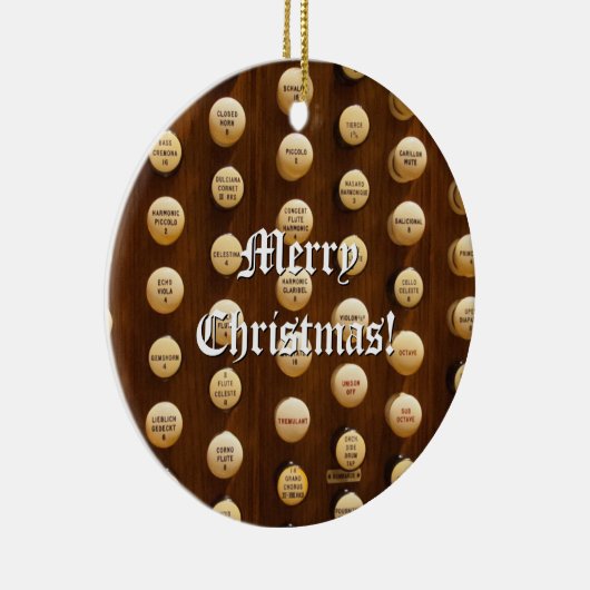 管のストップのノブのクリスマスのオーナメント セラミックオーナメント (右)