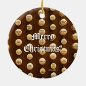 管のストップのノブのクリスマスのオーナメント セラミックオーナメント (裏面)