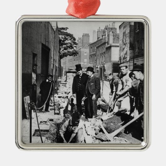 管の修理 メタルオーナメント (正面)