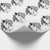 管の喫煙の探偵 ラッピングペーパー (角)