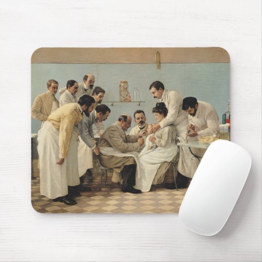 管の挿入 マウスパッド (マウス)