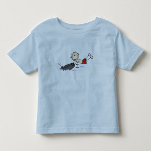 管の棒の姿 トドラーTシャツ