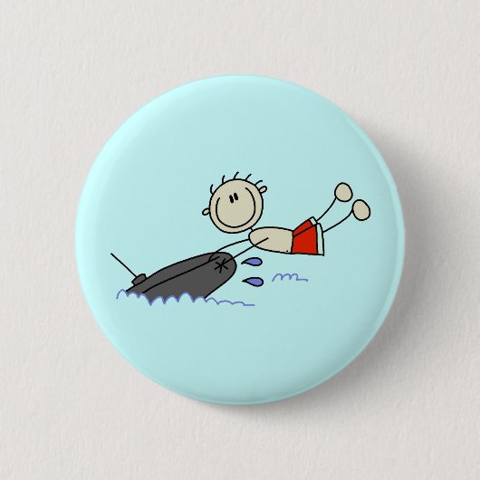 管の棒の姿 缶バッジ (正面)