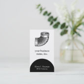 管の肘 名刺 (スタンド正面)