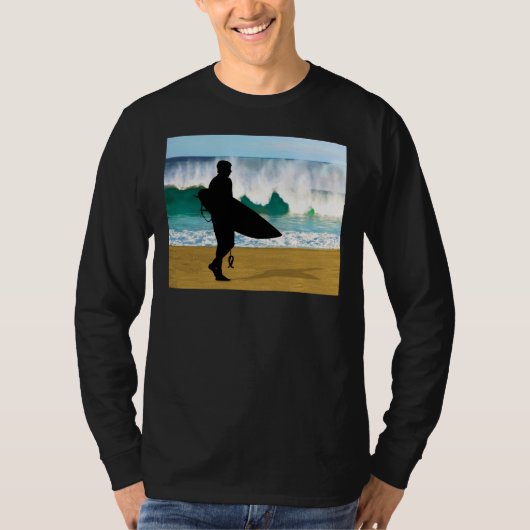 管の衝突によるサーファー Tシャツ (正面)