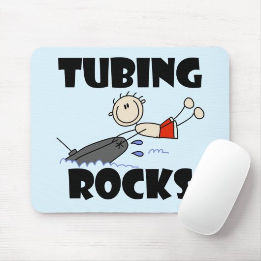 管はTシャツおよびギフトを揺すります マウスパッド (マウス)