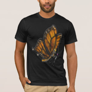 管を持つマダラチョウ Tシャツ