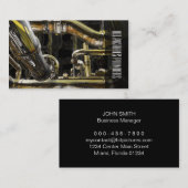 管ネットワークの鉛管工の建築業者の建築 名刺 (正面/裏面)