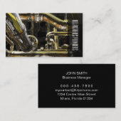 管ネットワークの鉛管工の建築業者の建築 名刺 (正面/裏面)