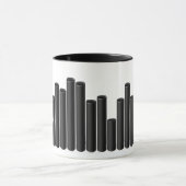 管パターン マグカップ (中央)