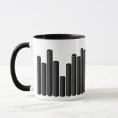 管パターン マグカップ (左)