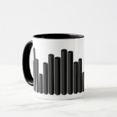 管パターン マグカップ (正面左)