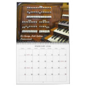 管器官のカレンダーは#2を閉めます カレンダー (2月 2026)