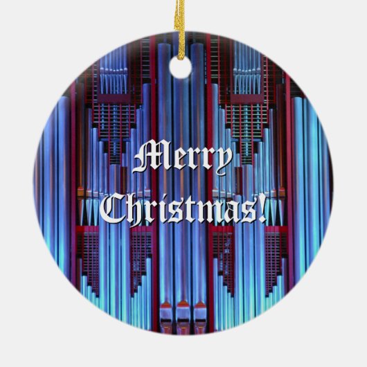 管器官のクリスマスのオーナメント セラミックオーナメント (裏面)