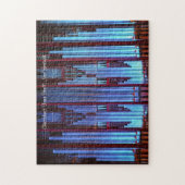 管器官の青のパズル ジグソーパズル (縦)