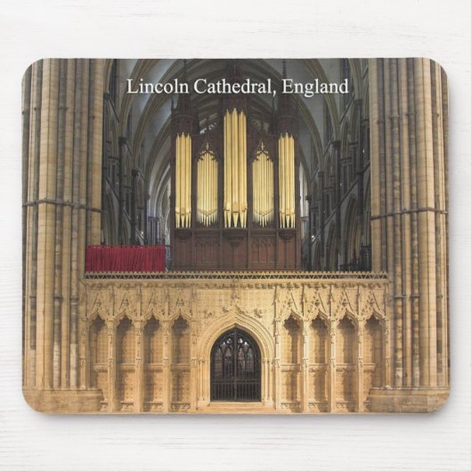 管器官のmousepadのリンカーンのカテドラル マウスパッド (正面)