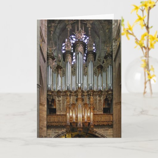 管器官、Rodez カード (黄色い花)