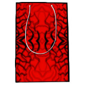 管状黒赤色配管 ミディアムペーパーバッグ (正面)