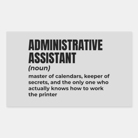 管理おもしろい補助定義(2) 長方形シール (正面)