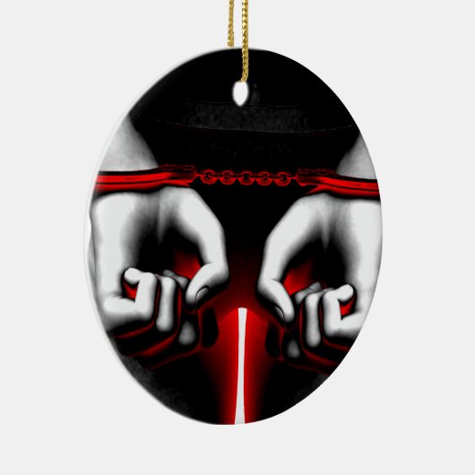 管理として刑務所の刑務所の教化施設 セラミックオーナメント (右)