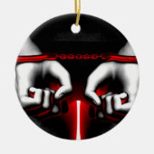 管理として刑務所の刑務所の教化施設 セラミックオーナメント (正面)