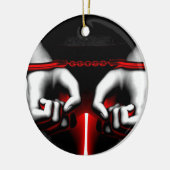 管理として刑務所の刑務所の教化施設 セラミックオーナメント (左)