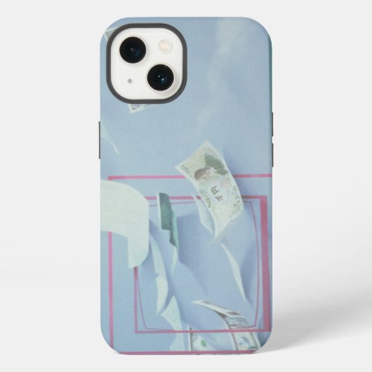 管理のお金I iPhoneケース (裏面)