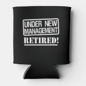 管理の下で退職したおもしろいことわざ 缶クーラー (正面)