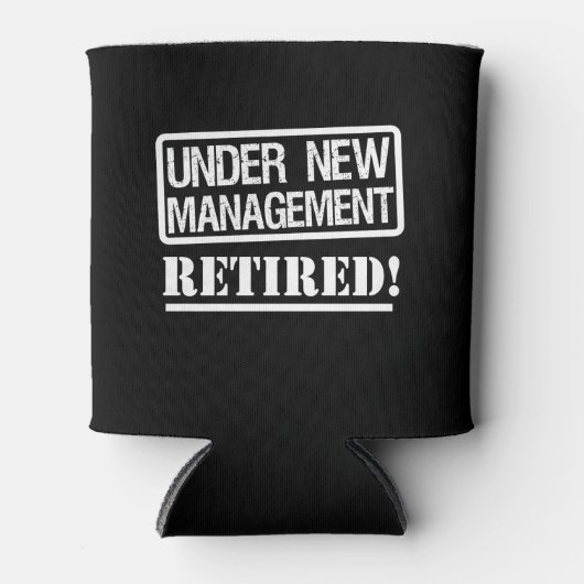 管理の下で退職したおもしろいことわざ 缶クーラー (正面)