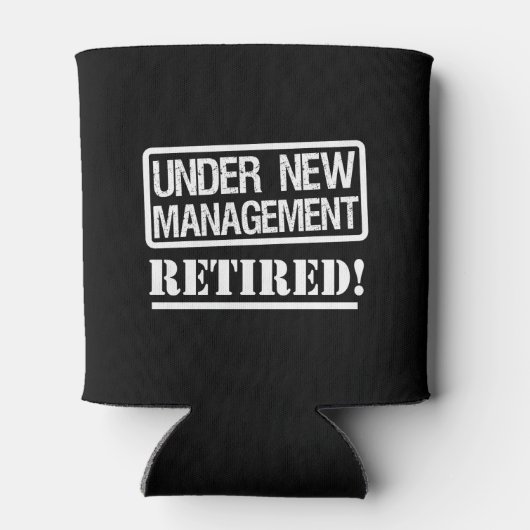 管理の下で退職したおもしろいことわざ 缶クーラー (裏面)