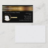 管理の調査の職業安定所の名刺 名刺 (正面/裏面)