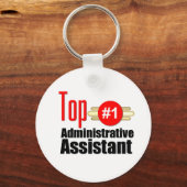 管理アシスタントのトップ キーホルダー (正面)