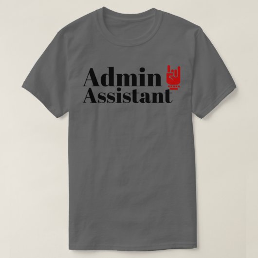 管理アシスタント Tシャツ (デザイン正面)