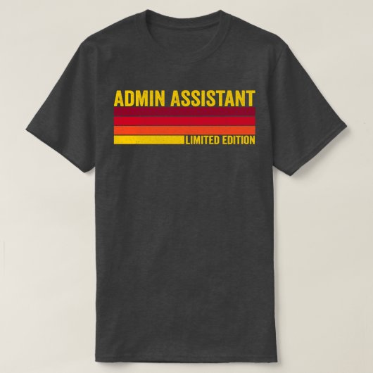 管理アシスタント Tシャツ (デザイン正面)