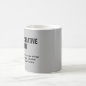 管理クラシック補助定義 コーヒーマグカップ (中央)