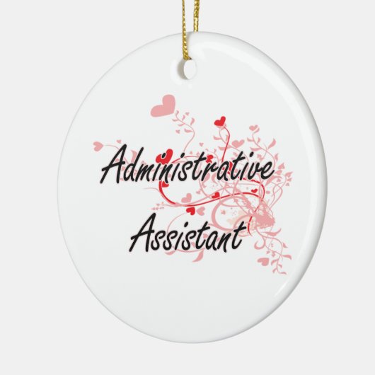 管理スタッフの芸術的な仕事デザインとの セラミックオーナメント (左)