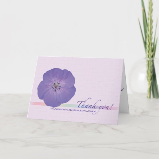 管理スタッフAdminプロ日は感謝していしています サンキューカード (正面)