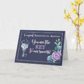 管理スタッフAdminプロ日 カード (黄色い花)